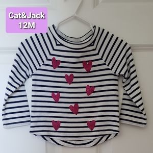 Cat & Jack Heart Long-Sleeve